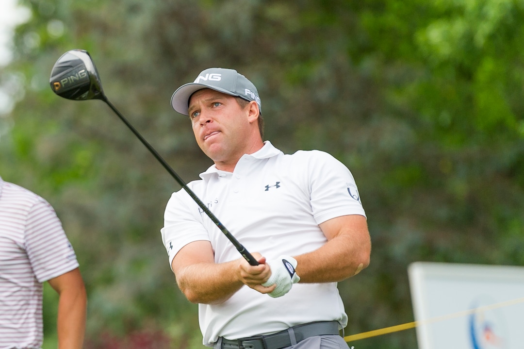 (Alex Gallivan  |  Special to the Tribune) Daniel Summerhays finished 6th during the final round of the Utah Championship on Sunday at Oakridge Country Club in Farmington