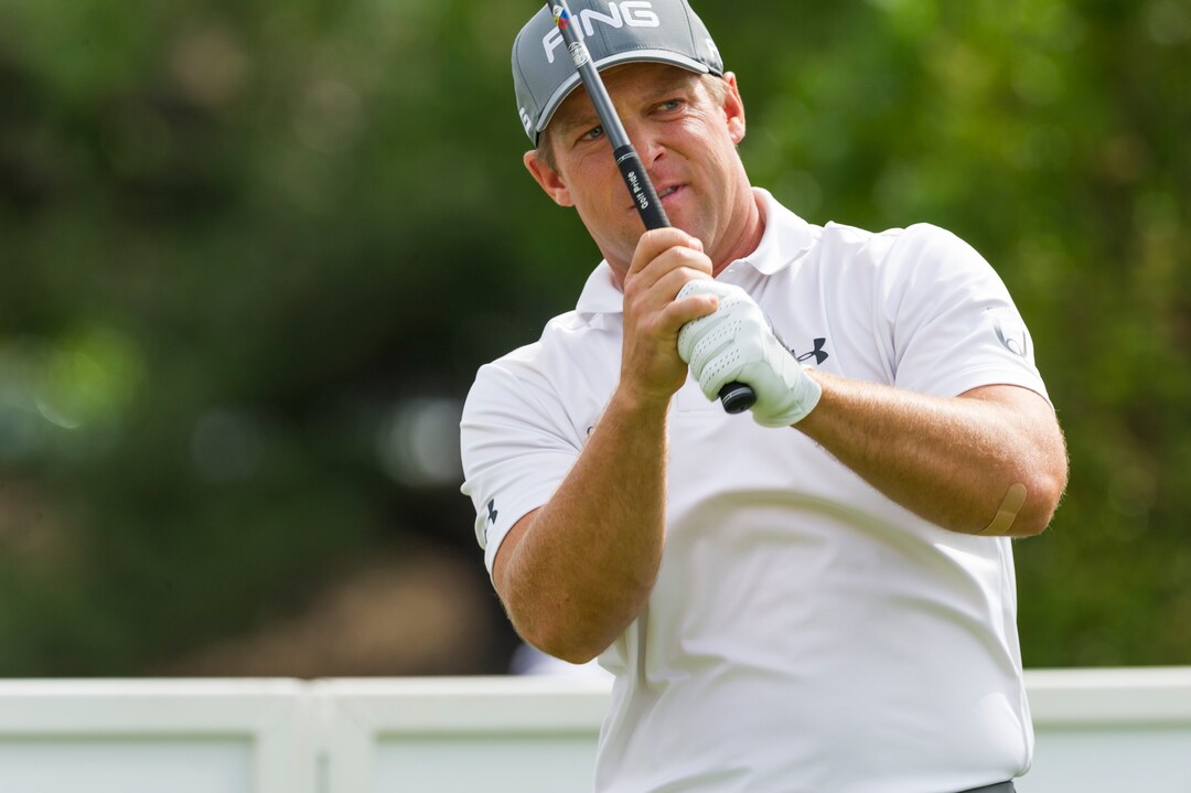 (Alex Gallivan  |  Special to the Tribune) Daniel Summerhays finished 6th during the final round of the Utah Championship on Sunday at Oakridge Country Club in Farmington