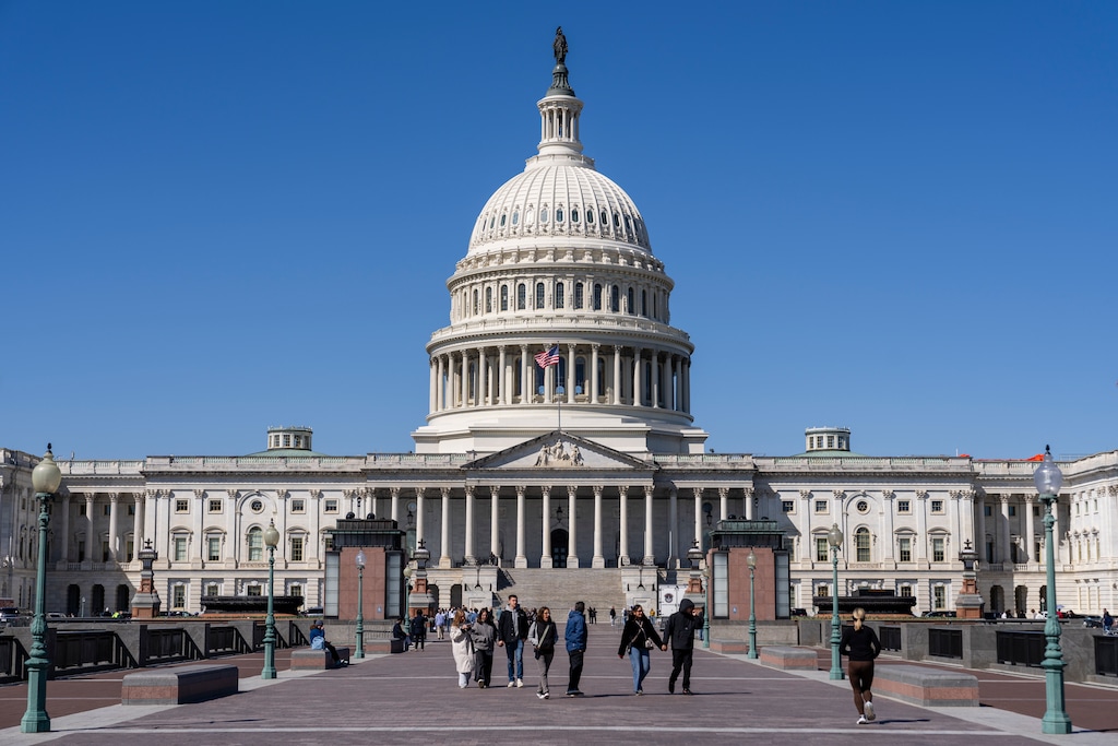 (Eric Lee | The New York Times) The Capitol in Washington, March 27, 2025.