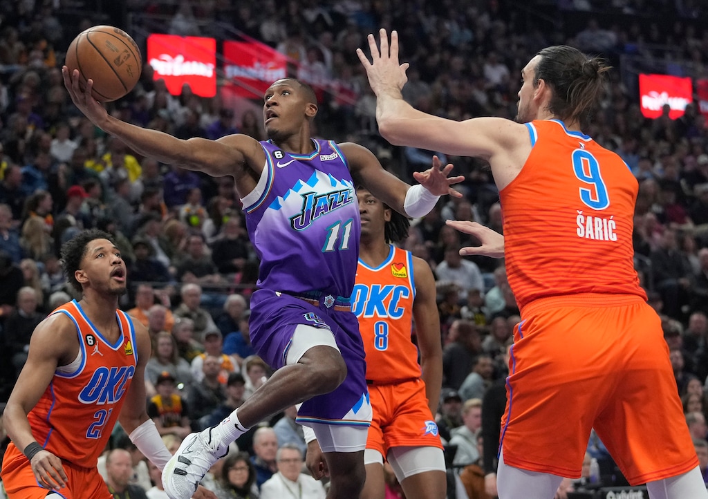 (Leah Hogsten | The Salt Lake Tribune) Utah Jazz guard Kris Dunn (11).