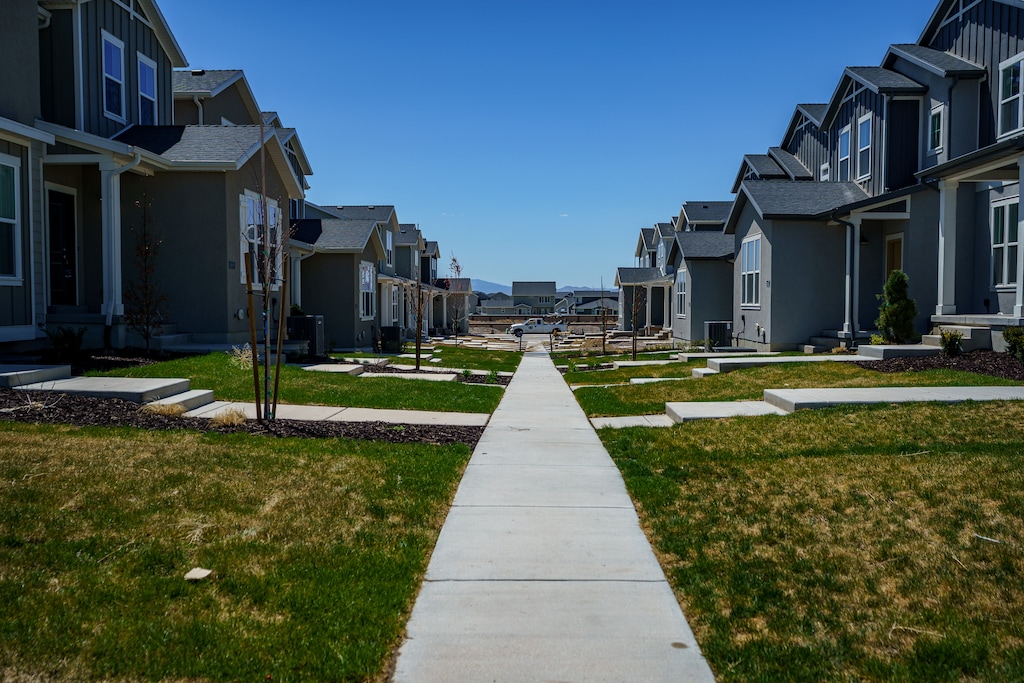 (Trent Nelson  |  The Salt Lake Tribune) Housing in Eagle Mountain on Friday, May 2, 2025.