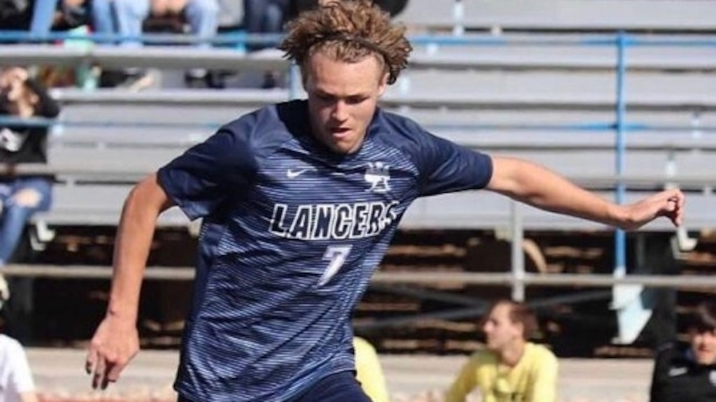 (Photo courtesy of Eli Nixon) Layton High senior forward Eli Nixon was named the Gatorade Utah Boys' Soccer Player of the Year. He is the first boys' soccer from Layton High to win the award.