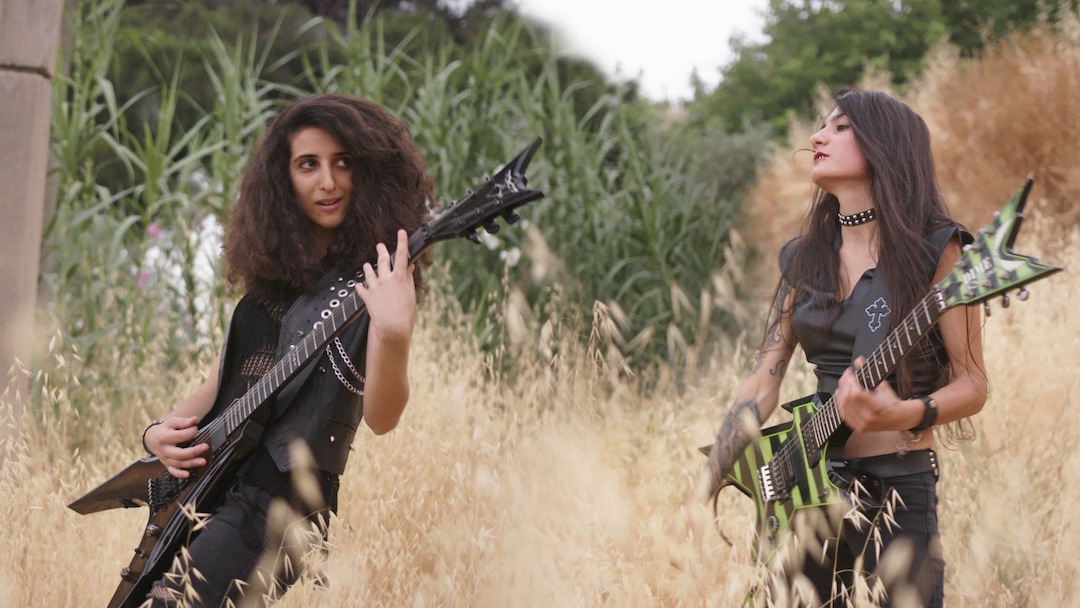 (Rita Baghdadi  |  Sundance Institute) Shery Bechara and Lilas Mayassi, members of the Beirut-based thrash metal band Slave to Sirens, are the subjects of the American/Lebanese documentary "Sirens," directed by Rita Baghdadi, an official selection of the World CInema Documentary competition at the 2022 Sundance Film Festival.