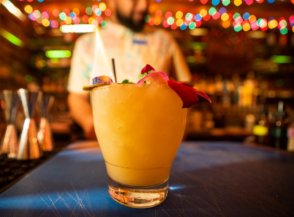 (Rick Egan | The Salt Lake Tribune) A mai tai is photographed at a tiki bar pop-up from the team behind Remora in Sugar House, on Thursday, Feb. 2, 2023.