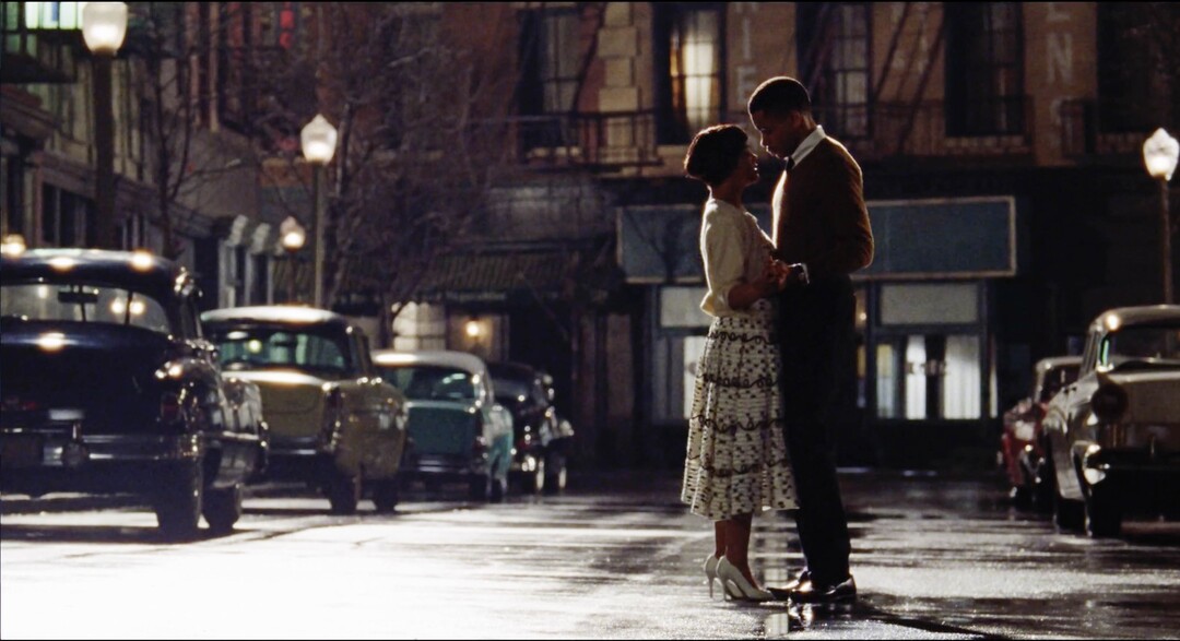 (Photo courtesy of Amazon Studios) Tessa Thompson, left, and Nnamdi Asomugha star in the romantic drama "Sylvie’s Love," directed by Eugene Ashe.