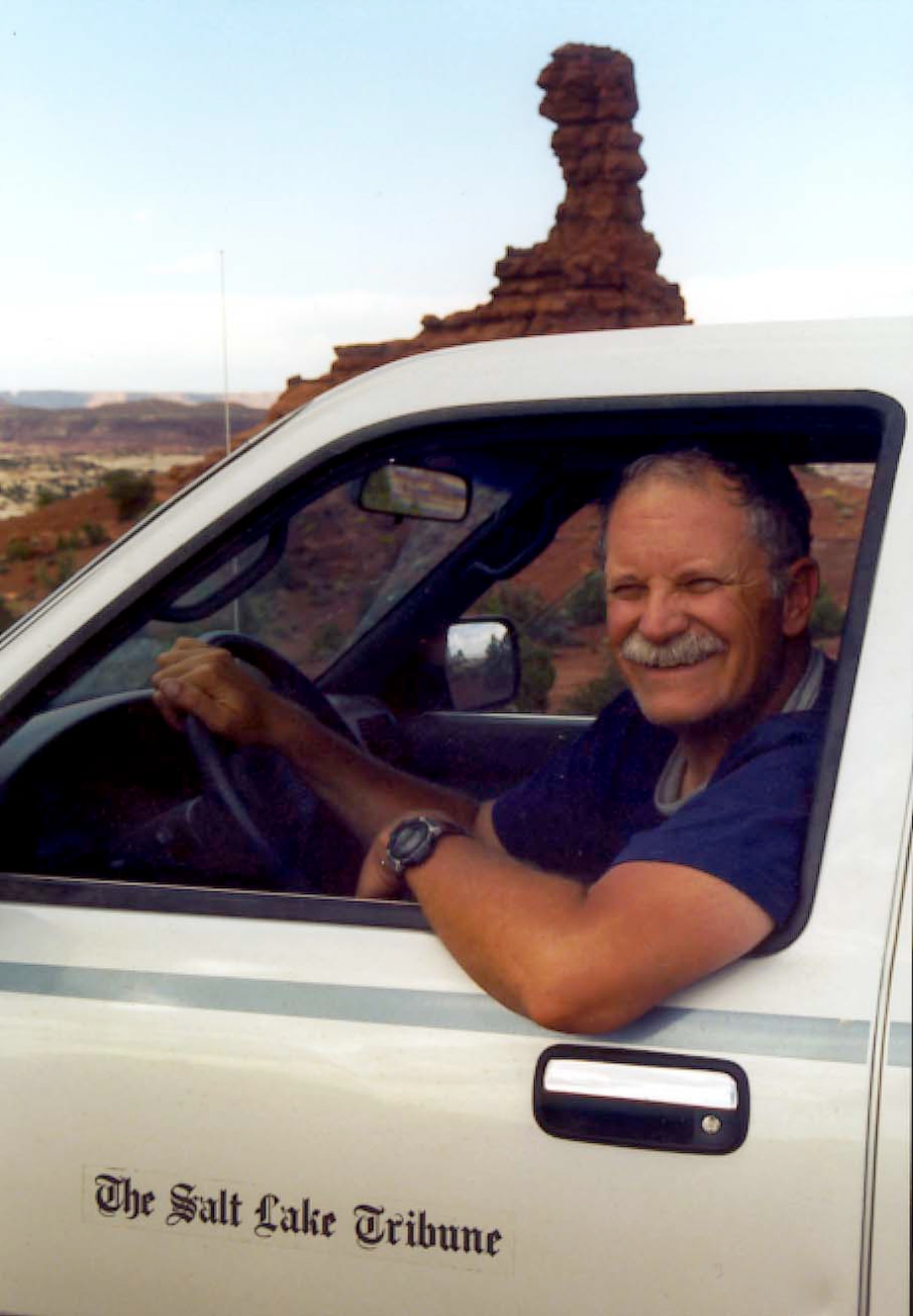 (Salt Lake Tribune file photo) Tom Wharton, shown here in 1999 in southern Utah, covered sports and the outdoors for The Salt Lake Tribune over a 45-year career. Wharton died May 8, 2025, at age 74.