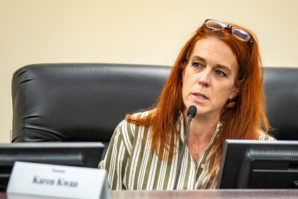 (Rick Egan | The Salt Lake Tribune) Rep. Jennifer Dailey-Provost, D-Salt Lake City, makes a comment during the rules and general oversight committee on Thursday, Sept. 25, 2025.