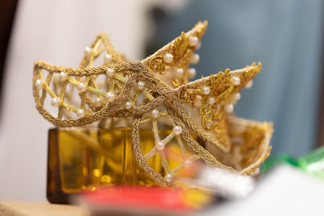 (Francisco Kjolseth | The Salt Lake Tribune) Intricate ornate costumes are built for Ballet West dancers from head to toe as the costume department prepares for an upcoming performance of Romeo and Juliet on Thursday, Feb. 3, 2022. 