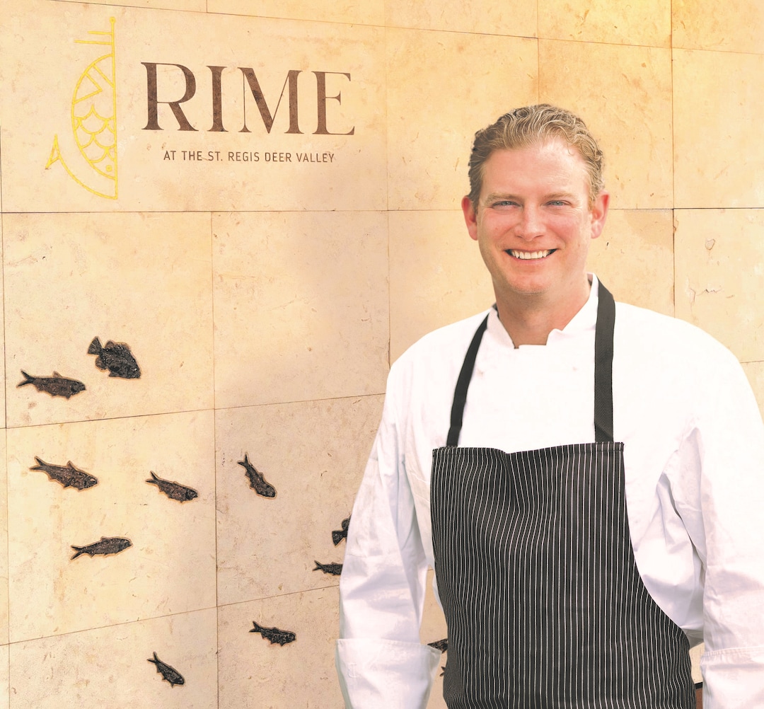 (Photo courtesy of St. Regis Deer Valley) Chef Matthew Harris of RIME in Park City.