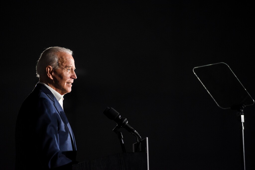 (Courtland Wells | The New York Times)
Joe Biden speaks at a presidential primary campaign event at Tougaloo College in Jackson, Miss., March 8, 2020. "I hoped that once Joe Biden took charge my anxiety over how close we came to losing our democracy would soon fade. It hasn’t." writes New York Times opinion columnist Thomas L. Friedman.