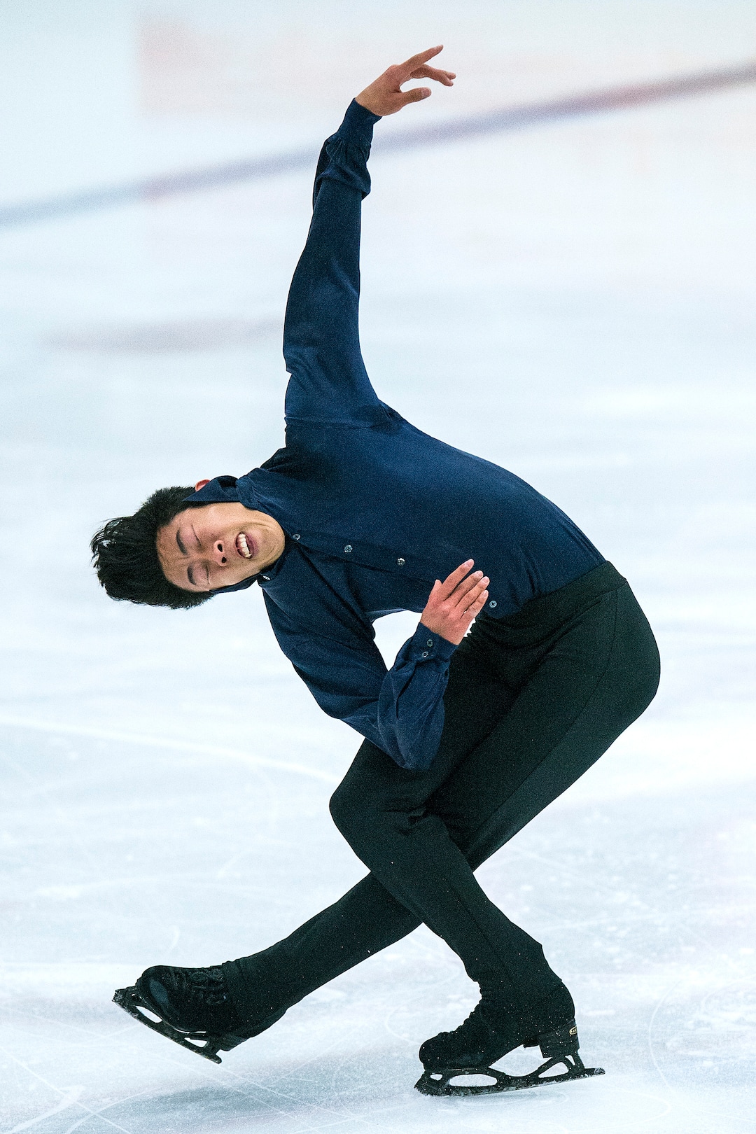 (Chris Detrick  |  The Salt Lake Tribune)   Nathan Chen competes in the Men's Free Skate during the U.S. International Figure Skating Classic at the Salt Lake City Sports Complex Friday, September 15, 2017. 