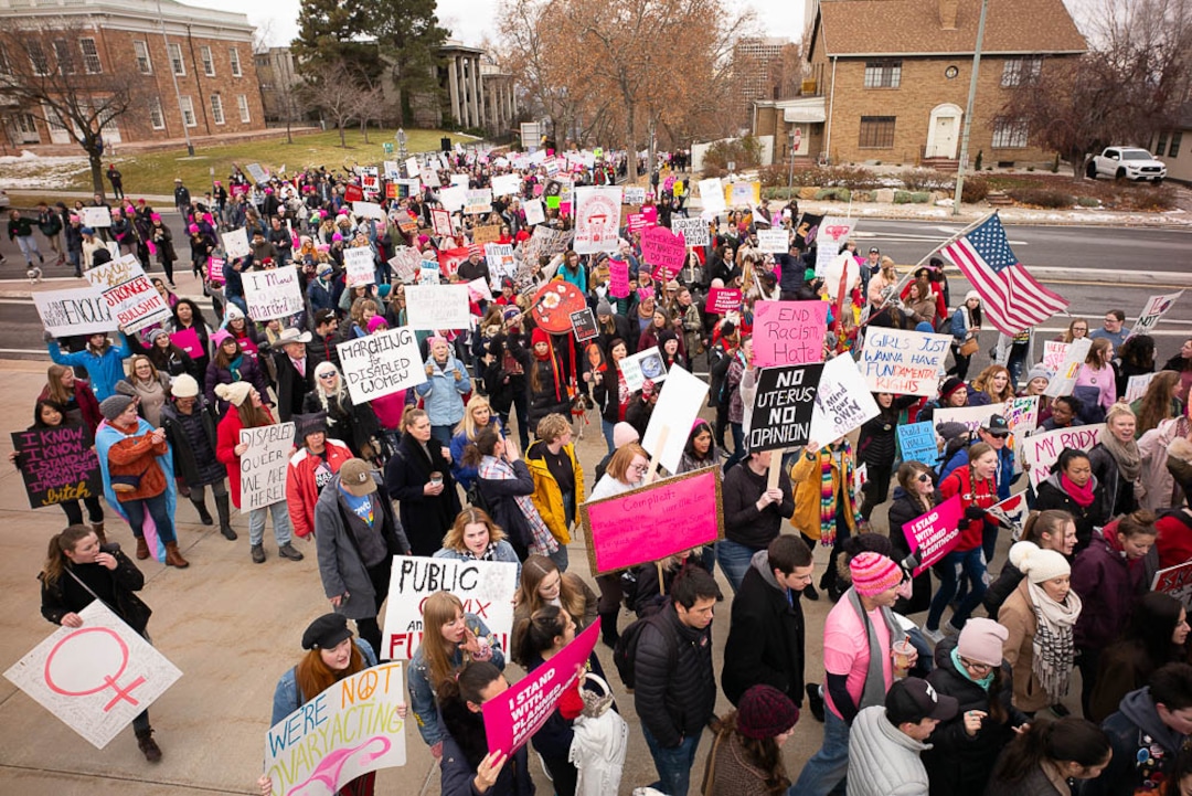 (Trent Nelson | The Salt Lake Tribune)The 2019 Women's March on Utah in Salt Lake City on Saturday Jan. 19, 2019.