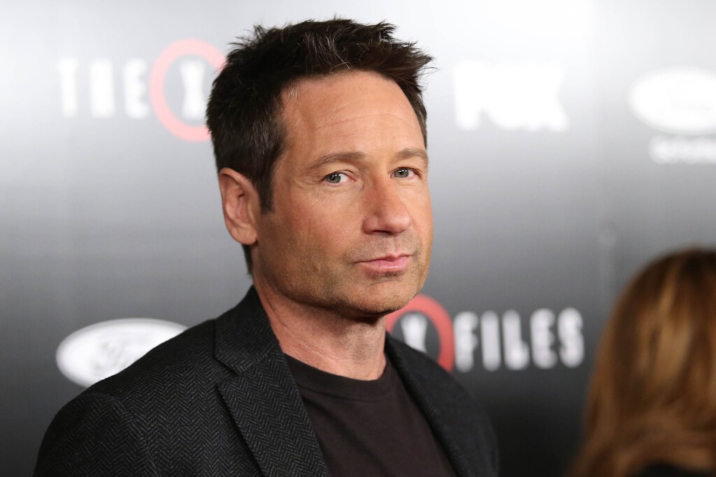 (Omar Vega/Invision/AP file photo) David Duchovny arrives at the season premiere of "The X-Files" at the California Science Center on Tuesday, Jan. 12, 2016, in Los Angeles. The actor's new novel tackles Mormonism.