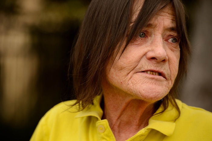 (Trent Nelson  |  The Salt Lake Tribune)
Valeria Kolar talks about hardships in her life before coming a resident of Palmer Court in Salt Lake City on Thursday June 13, 2019. The Road Home celebrated the 10-year anniversary of Palmer Court.