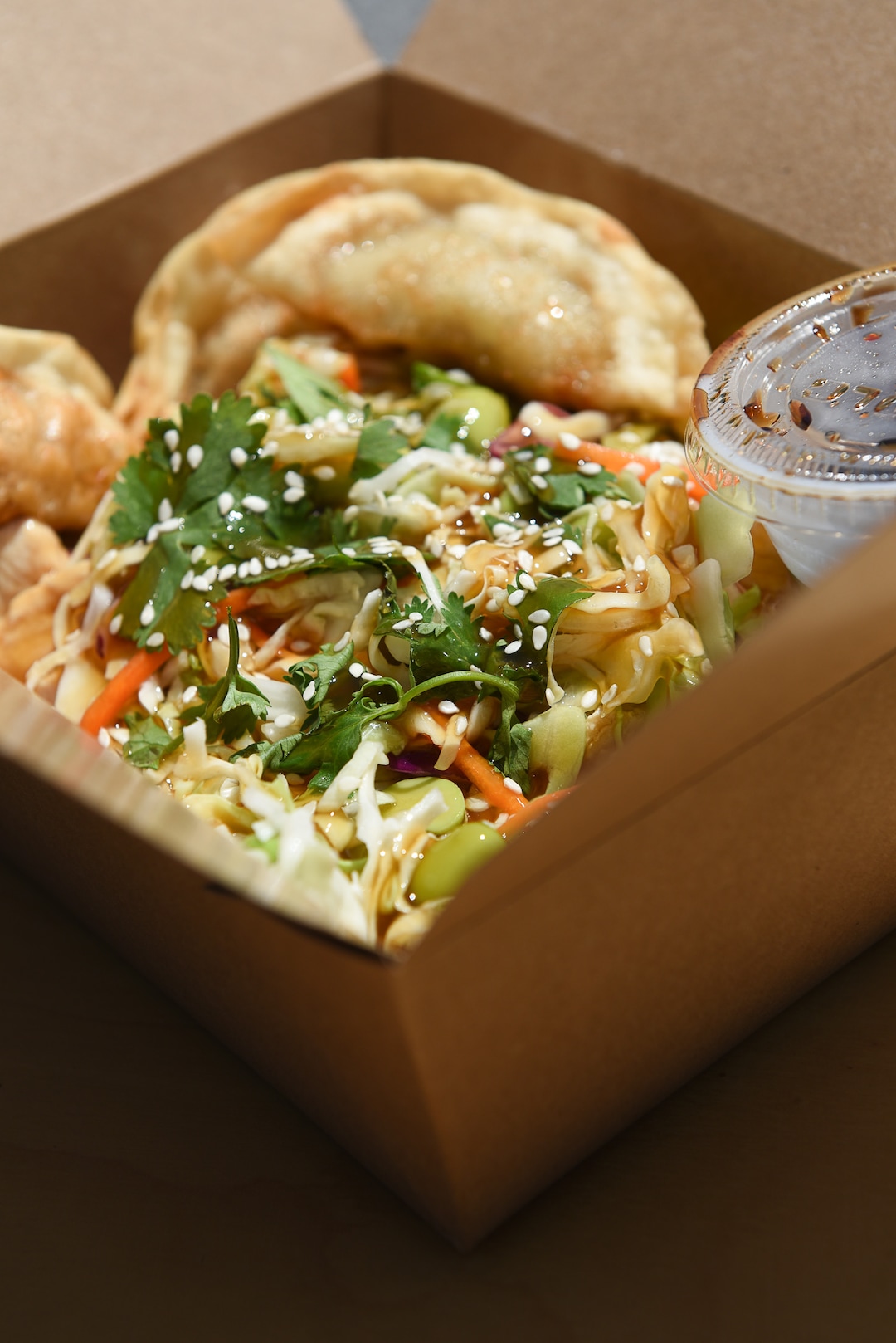 (Francisco Kjolseth  |  The Salt Lake Tribune)  The Umai  — or "oooh-My!" —  teriyaki chicken rice bowl.