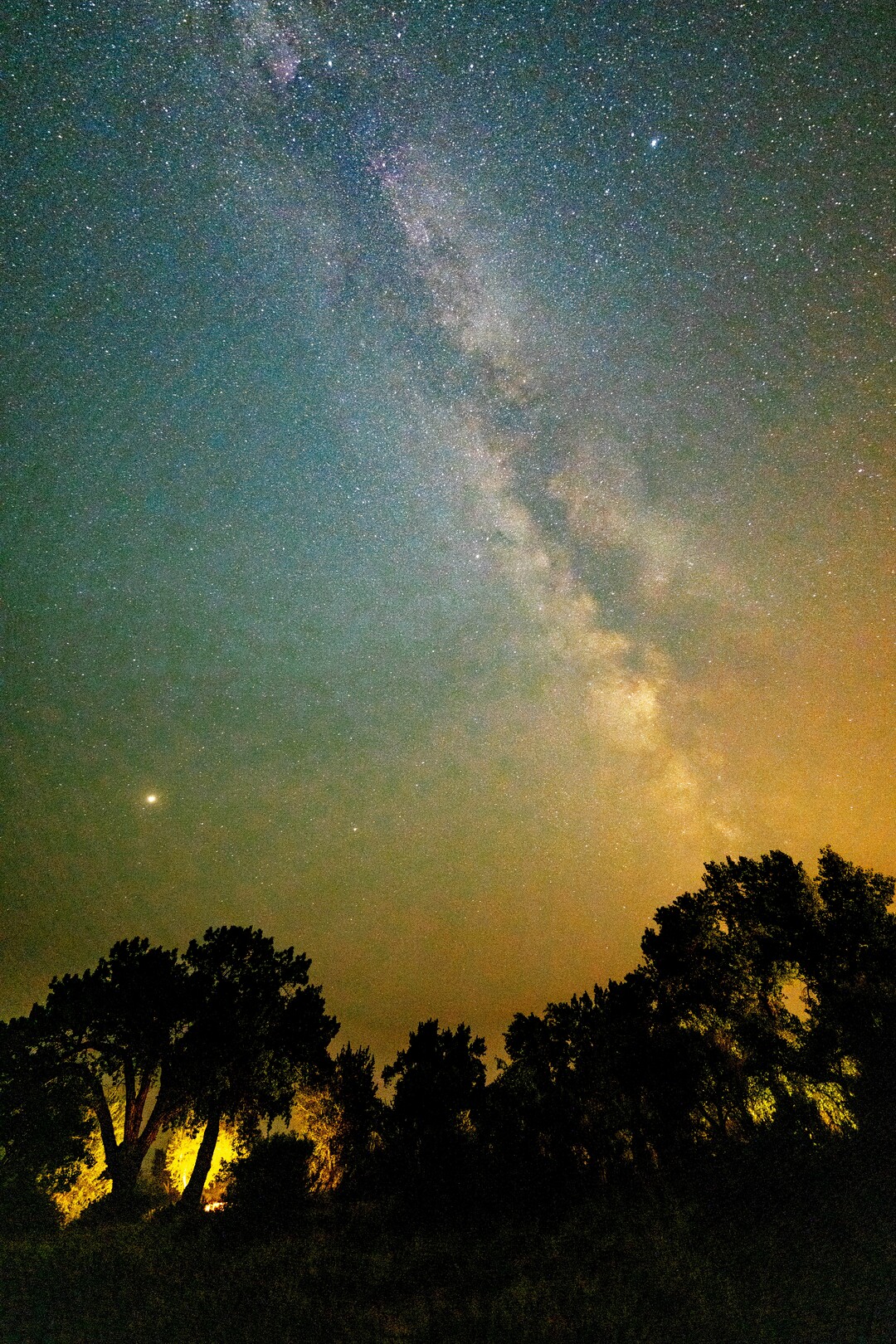 (Francisco Kjolseth | The Salt Lake Tribune) The Milky Way is partially obscured by heavy smoke, pushed in by the California and Oregon fires as as seen on Sunday, Aug. 8, 2019 at Dinosaur National Monument.