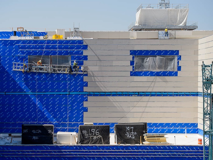 (Trent Nelson | The Salt Lake Tribune)
Construction at Salt Lake City International Airport, Wednesday Sept. 19, 2018.