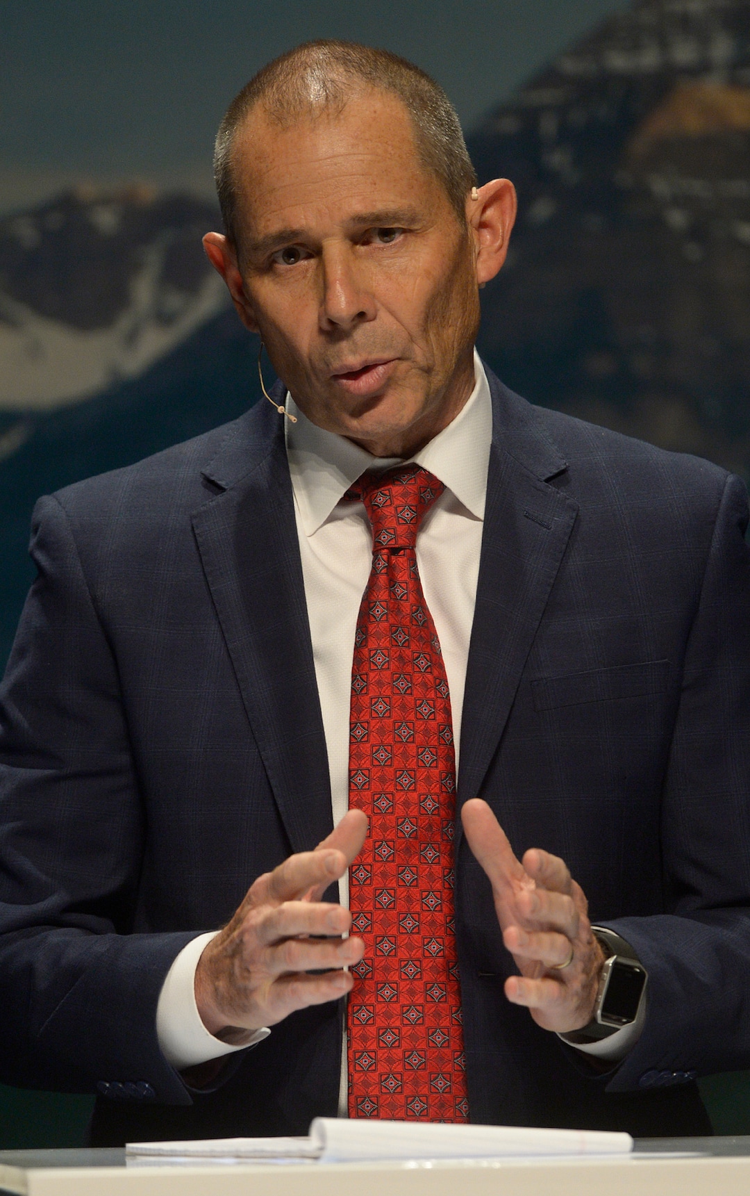 (Leah Hogsten  |  Tribune file photo)  Provo Mayor John Curtis addresses the crowd. Americans for Prosperity-Utah hosted a 3rd congressional district candidate debate to replace Rep. Jason Chaffetz's vacancy.