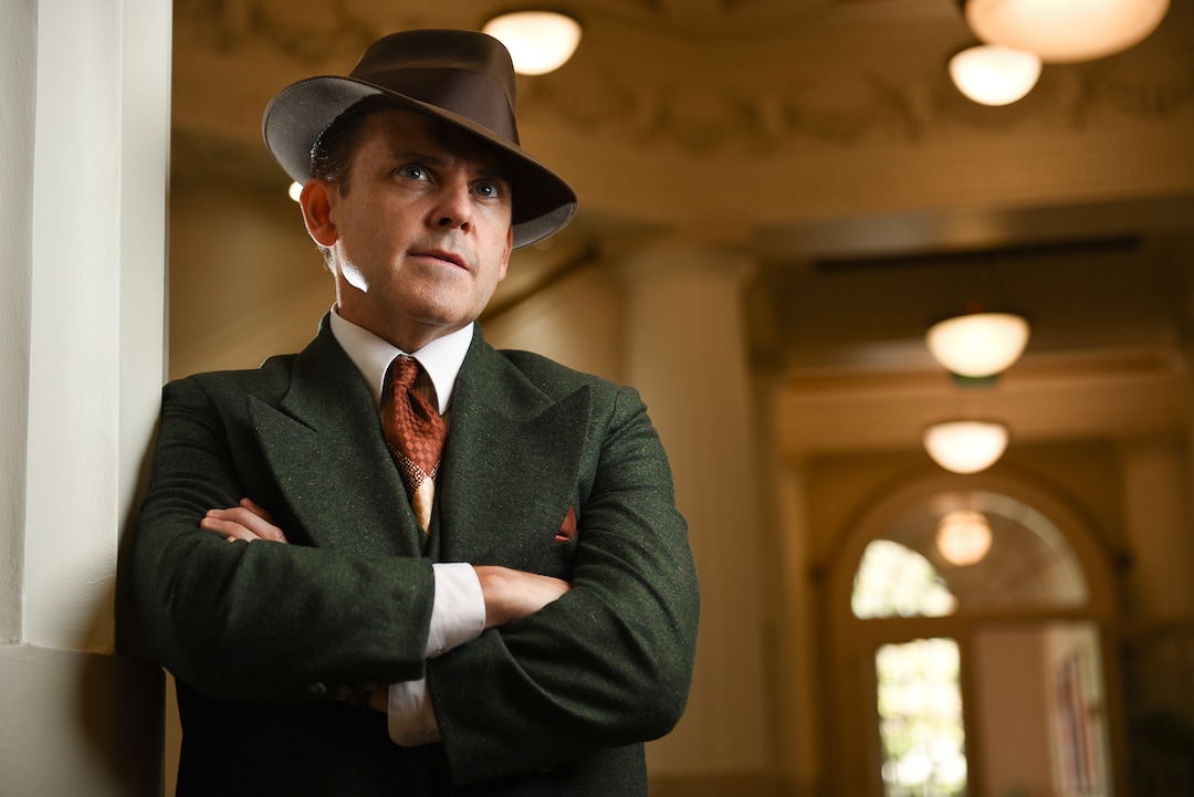 (Francisco Kjolseth  |  The Salt Lake Tribune)  Robert Creighton, actor who is writer, composer and star of "Cagney: The Musical," opening in September at Pioneer Theatre - where it is worshipping for a Broadway run, is photographed at The Wave in Salt Lake City.