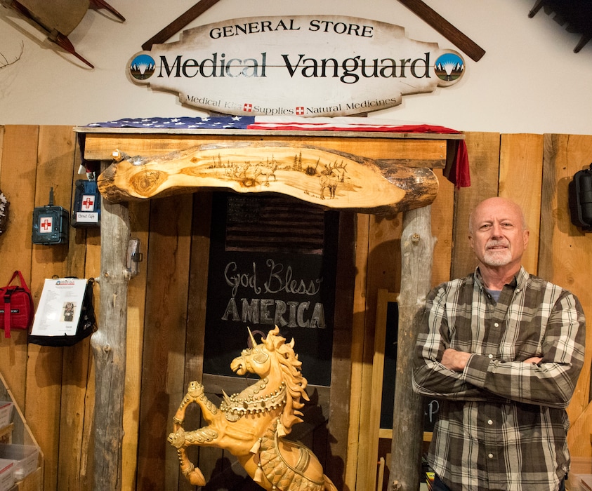(Rick Egan  |  Tribune file photo)  Ed Hendershot, owner of Medical Vanguard and Aspen Grove Rustics, said that the Department of Occupational and Professional Licensing came into his store, and confiscated the CBD oil he had been selling in his store on Main Street in Heber City, Wednesday, December 27, 2017.