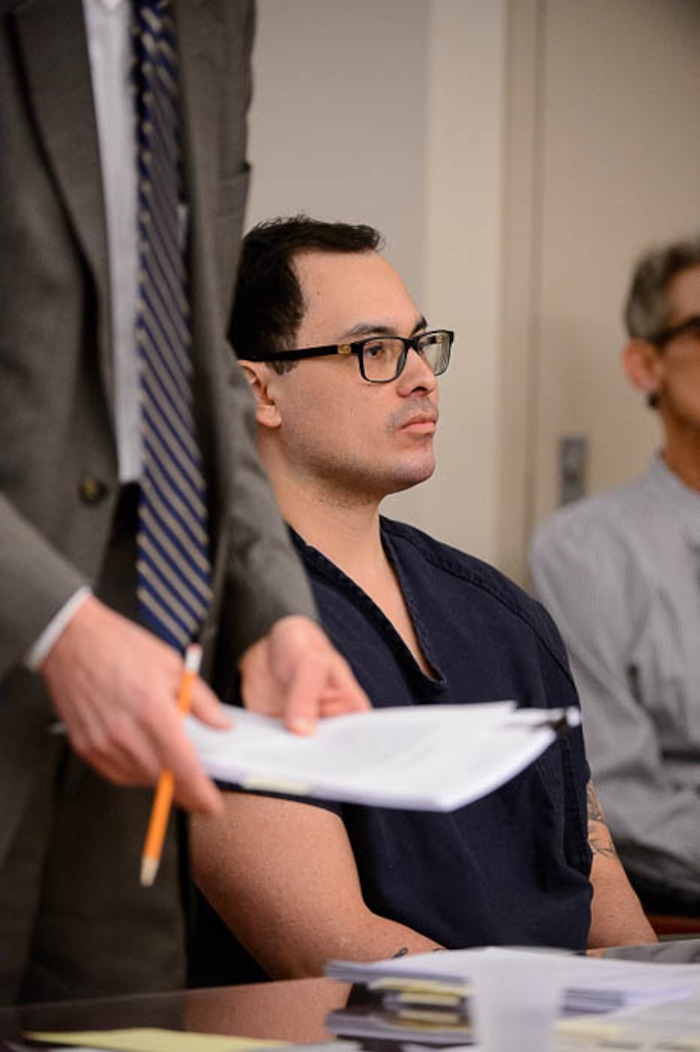 (Trent Nelson | The Salt Lake Tribune)
Jason Black, who shot and killed 24-year-old Natalia Casagrande before stealing marijuana, guns and cash, was sentenced by Judge Adam Mow in Salt Lake City, Tuesday April 10, 2018.