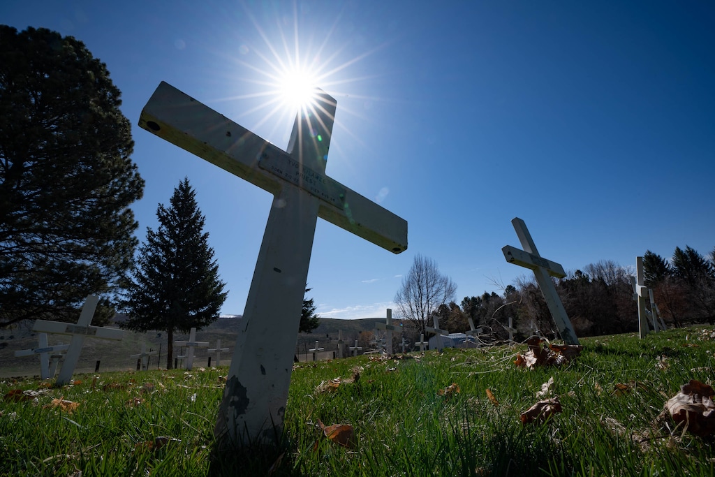 (Francisco Kjolseth | The Salt Lake Tribune) This cemetery still remains at the former monastery in Huntsville. More and more Christians — like others — are opting for cremation over burial. Some religions, though, require burial.