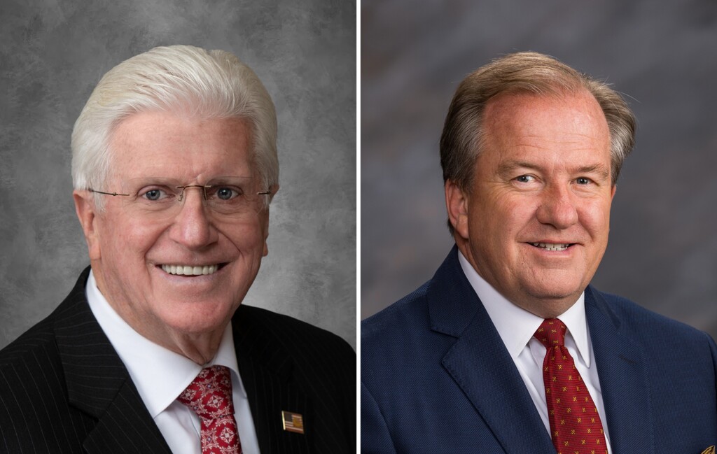 (Ipsom campaign; Bennion campaign) Don Ipsom, left, and Chad Bennion, candidates for the GOP nomination for Senate District 29.