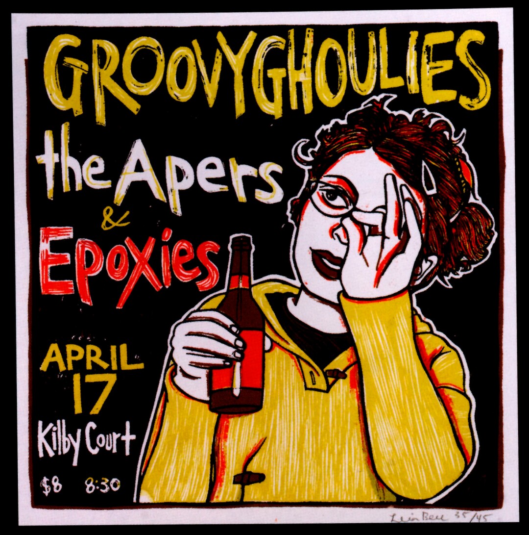 (Courtesy photo) A poster by Leia Bell promoting a show at Kilby Court.