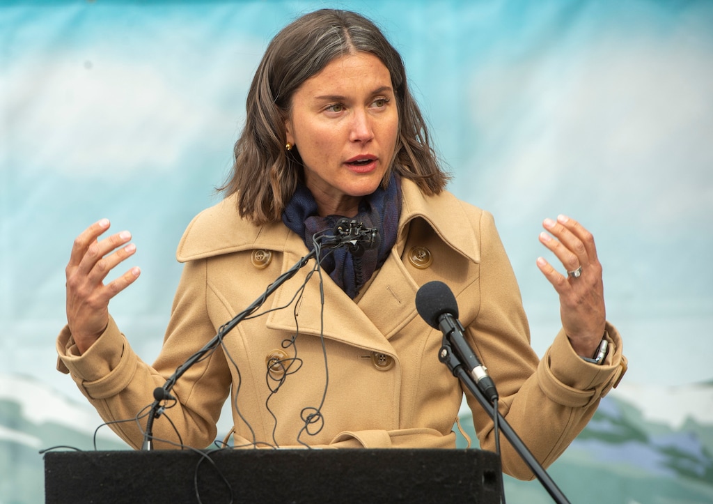 (Rick Egan  |  Tribune file photo)     Salt Lake City Mayor Erin Mendenhall speaks at a news conference on Friday, Oct. 23, 2020.