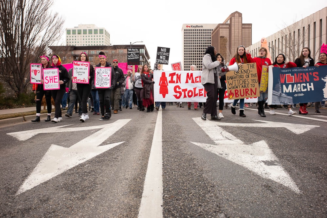 (Trent Nelson | The Salt Lake Tribune)The 2019 Women's March on Utah in Salt Lake City on Saturday Jan. 19, 2019.