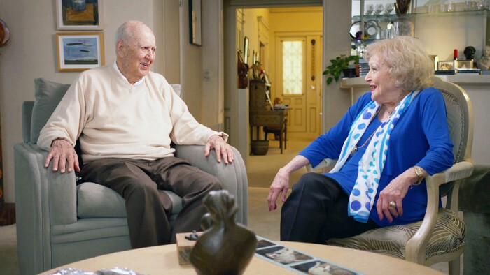 | Courtesy HBO
Carl Reiner and Betty White.