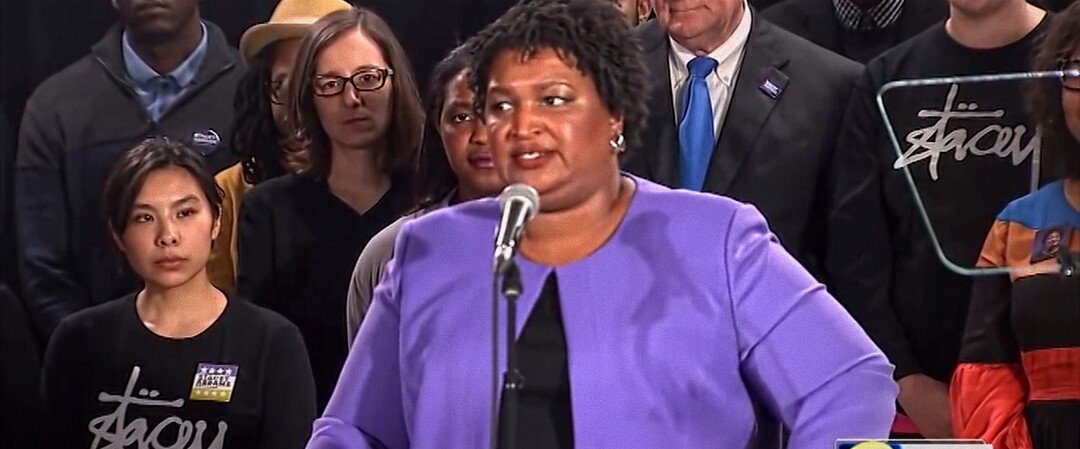 (Photo courtesy of Amazon Studios) Stacey Abrams, a voter-rights advocate who ran for governor of Georgia in 2018, is profiled in the documentary "All In: The Fight For Democracy."