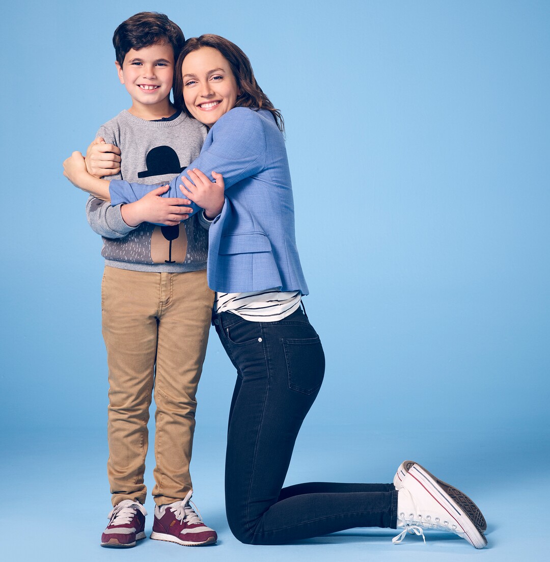 (Photo courtesy F. Scott Schafer/ABC) “Single Parents” stars Tyler Wladis as Graham and Leighton Meester as Angie.