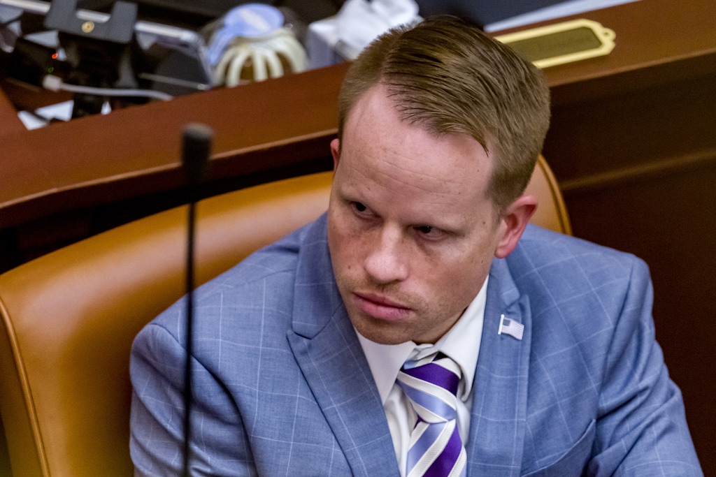 (Trent Nelson | The Salt Lake Tribune) Rep. Trevor Lee, R-Layton, during a special session at the Utah Capitol in Salt Lake City last year. Portions of Lee's controversial immigration bill found a home in new legislation Friday after his initial bill stalled in the House.