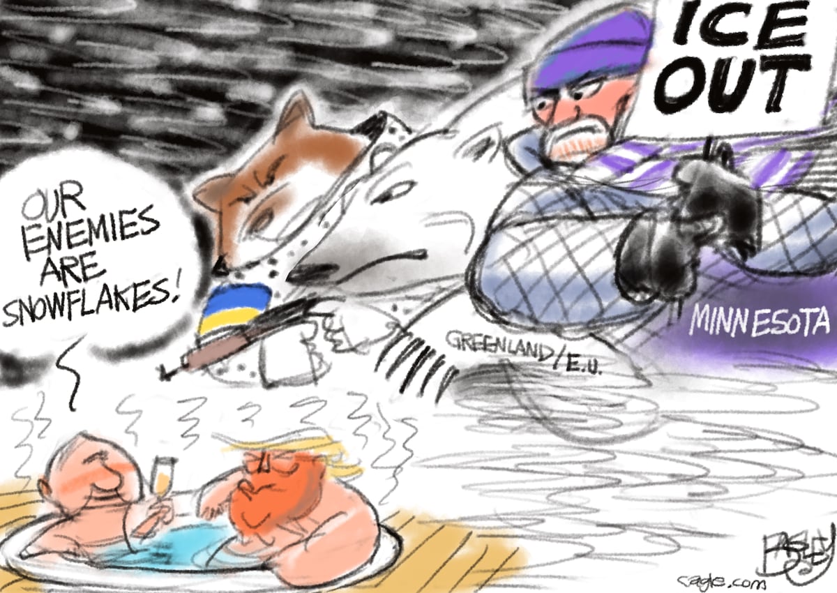 Bagley Cartoon: Tough Snowflakes