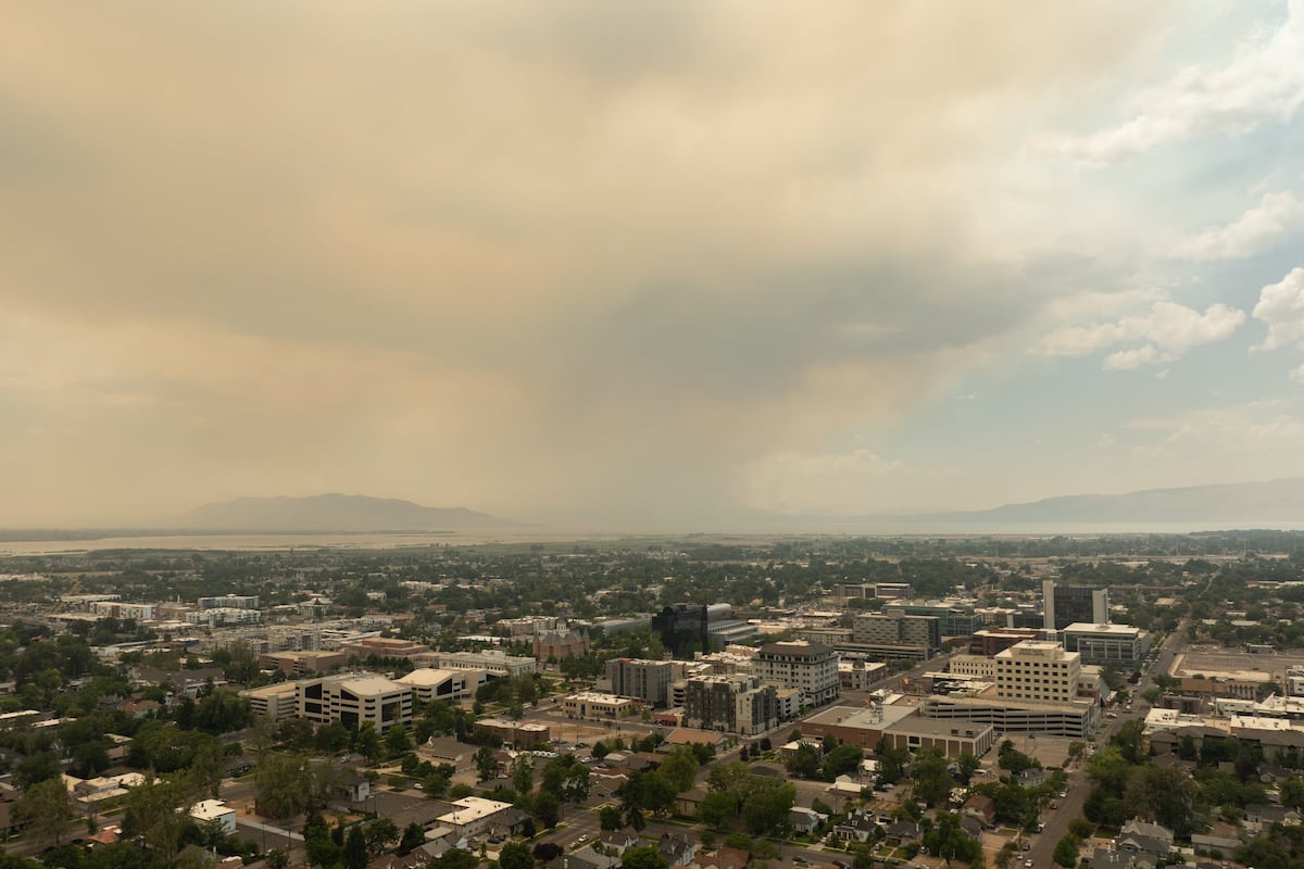 Why is it so hazy in Salt Lake City? Out-of-state wildfires are partially to blame.