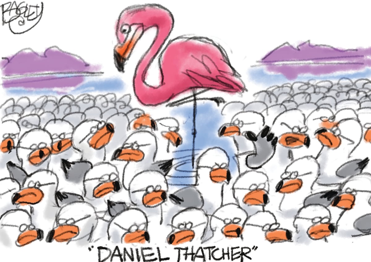 Bagley-Cartoon: Der Nonkonformist