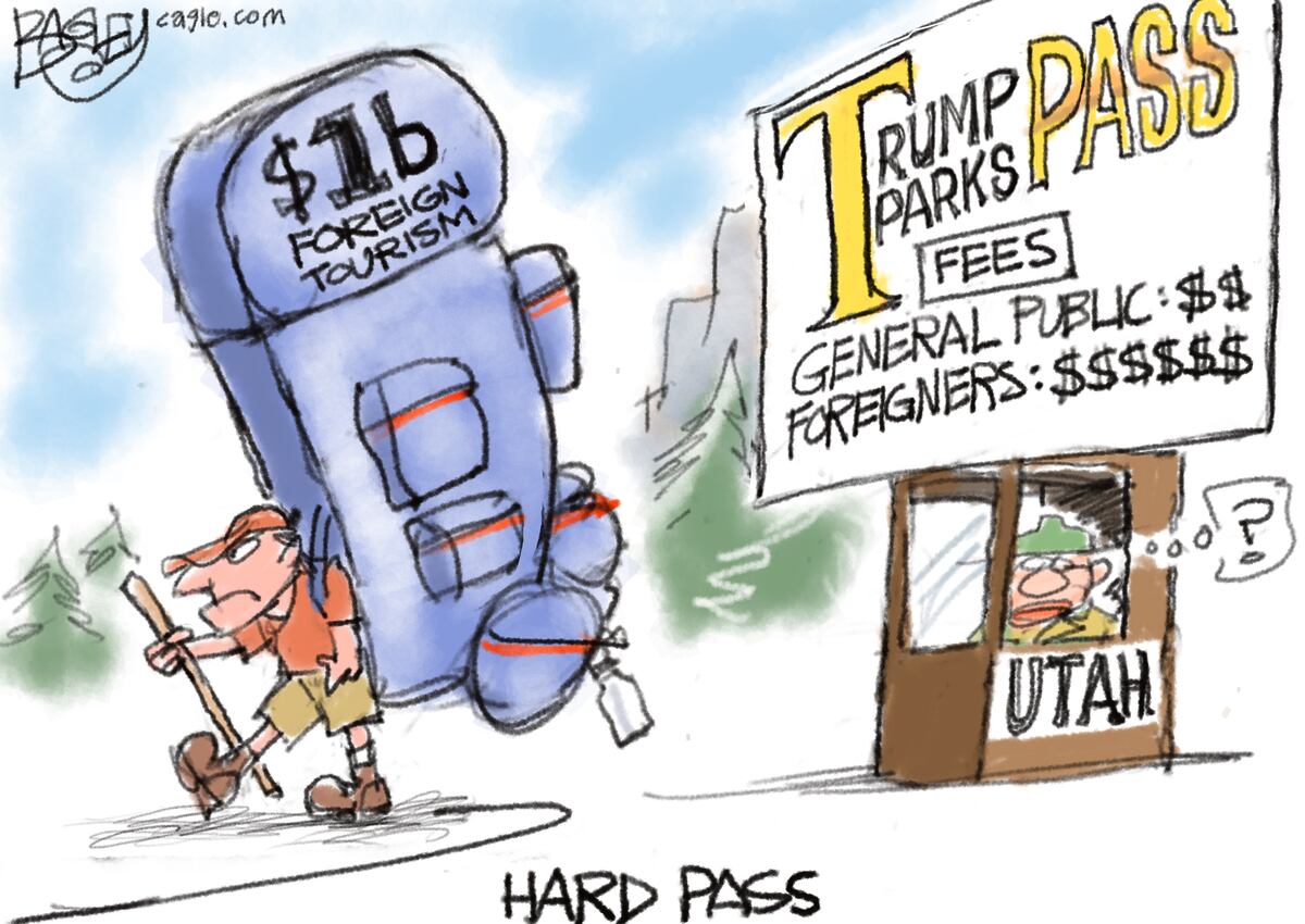 Bagley Cartoon: Hard Pass