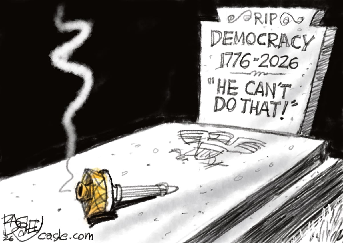 Bagley Cartoon: A Good Run