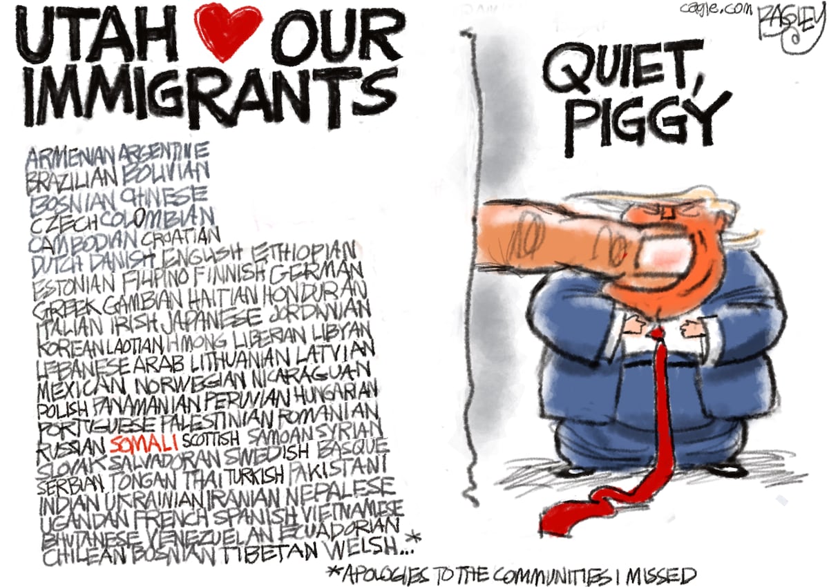 Bagley Cartoon: Land of Immigrants