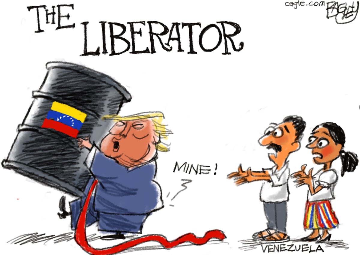Bagley Cartoon: The Liberator