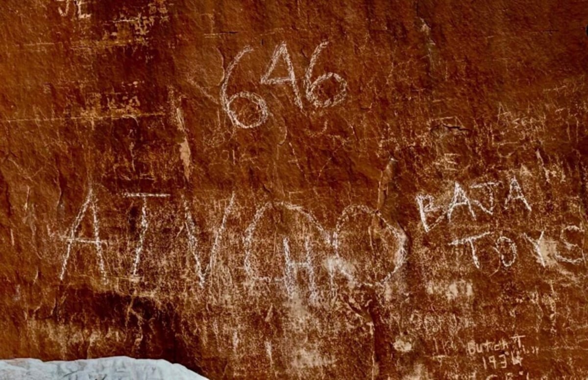 Petroglyphen-Vandalismus bei Moab wird untersucht