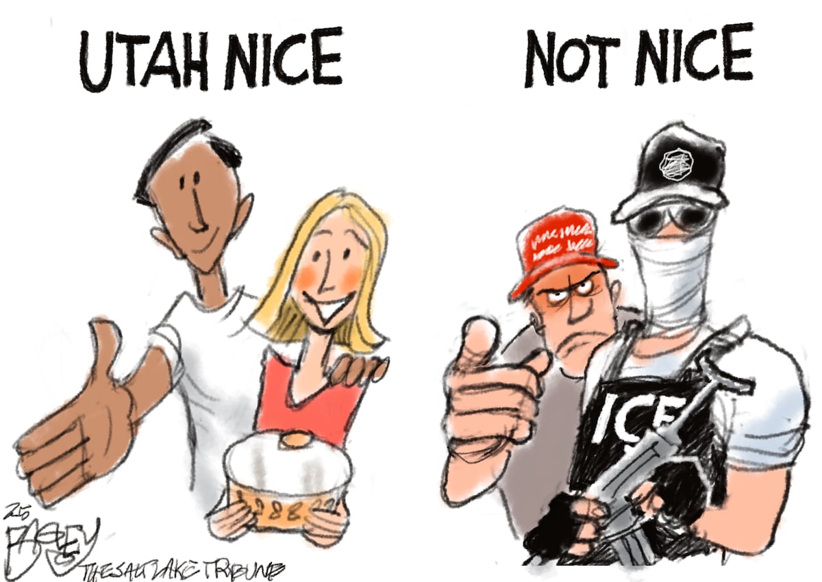Bagley-Cartoon: Which Way, Utah?