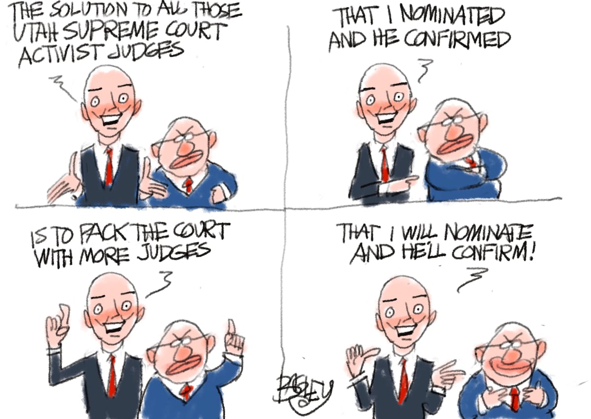 Bagley Cartoon: Activist Judges
