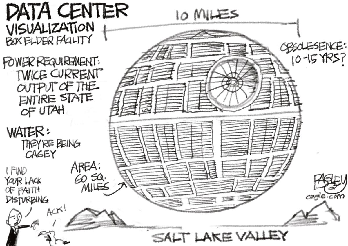 Bagley Cartoon: That’s No Moon