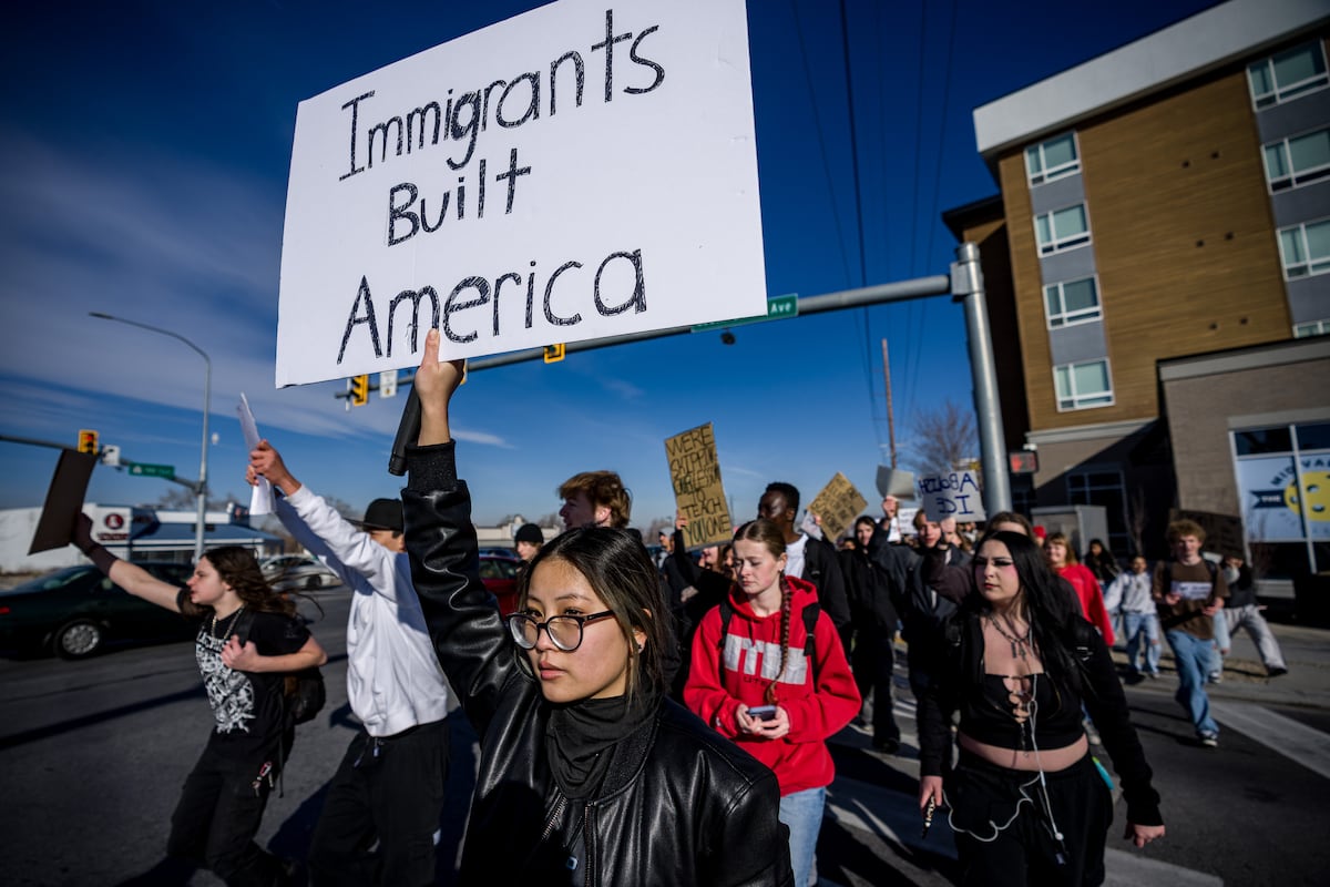 Utah students walk out to protest ICE tactics: ‘Fascism has got to go’
