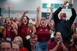 (Trent Nelson  |  The Salt Lake Tribune) Phil Lyman supporters cheer at the Utah Republican Nominating Convention in Salt Lake City on Saturday, April 27, 2024.