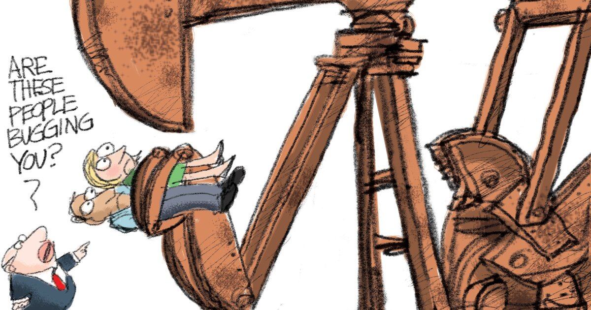 Bagley Cartoon: Prey for Oil and Gas