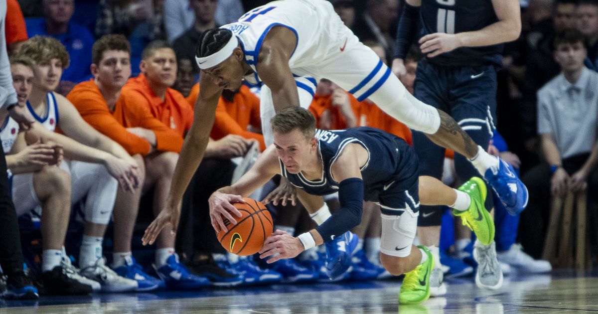 Boise State men’s basketball routs Utah State 82-59