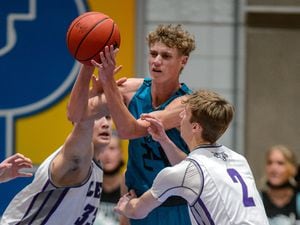 (Trent Nelson  |  The Salt Lake Tribune) Farmington's Collin Chandler as Lehi defeats Farmington High School in the 5A boys basketball state championship game, in Taylorsville on Saturday, March 6, 2021.